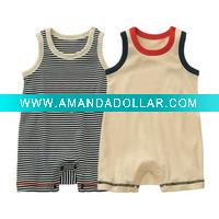 Wholesale 100%cotton cute baby rompers