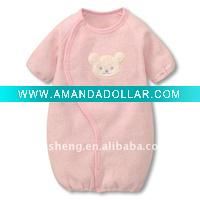 lovely embroidery knitted baby rompers