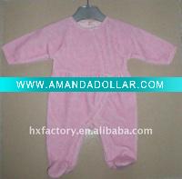 baby long sleeve romper with pink MT2098