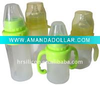 Wholesale 100% food grade silicone bottle for baby food feeder
