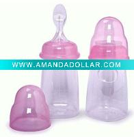 Wholesale FDA standard silicone baby feeding bottle