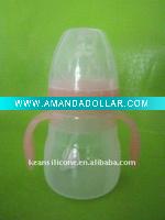 Wholesale Popular Silicone Baby Feeding Bottle