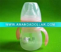 Wholesale Popular Silicone Baby Feeding Bottle