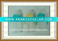 Wholesale 2011 Hot-selling of silicone baby milk bottle