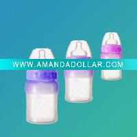 Wholesale hot sale silicone feeding bottle baby (free BPA)