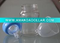 Wholesale 240ml guard body boro3.3 glass baby bottle