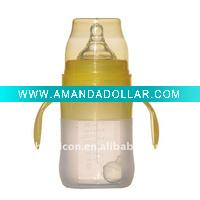 Wholesale 120ml 100% non-taxic silicone baby feeding bottle