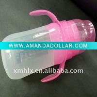 Silicone milk feeding bottle