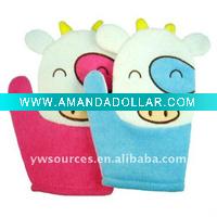 Wholesale 2010 Most popular baby cartoon bath gloves