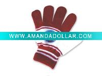 Wholesale Printed Logo Baby Knit Magic Gloves