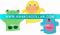 Wholesale promotional baby bath scrubber glove