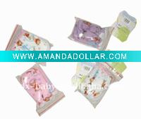 Wholesale 100% cotton single jersery summer baby knitted gloves