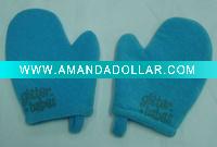 Wholesale cute baby terry bath glove
