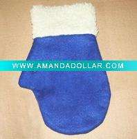 Wholesale baby new Christmas gloves, flash Children Christmas gloves, Cotton felt knitted xmas gloves