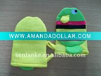 fish type bath glove