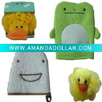 Wholesale kids bath towel children baby animal toy