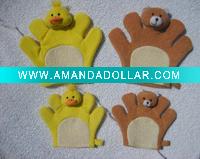 finger bath mitten