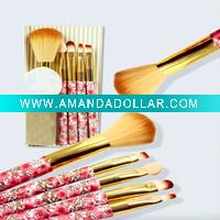 Wholesale Mini Golden Makeup Shaving Brush Set