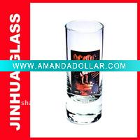 Wholesale Handmade glass shot glasses with decal