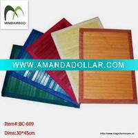bamboo coasters and placemats