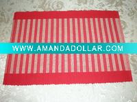 Wholesale 2011 hotel placemats,dining mats,table mats,red