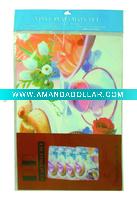 Wholesale 4+4 PP Placemats Set Size:43.5x28cm & 9x9cm - A04860