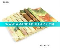Bamboo tablemat logo printed