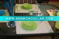 2010 newest bamboo Placemat Patchwork Placemats