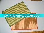 2010 newest bamboo Placemat Stripe Placemat