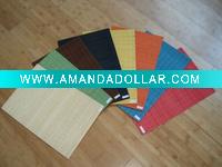 assorted bamboo dish mat
