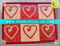 Wholesale Panda Brand Chinese Classical Beautiful Printed Bamboo Placemat