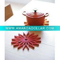 Wholesale 2010 hot sell wooden plate mat
