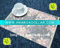 Wholesale Panda Brand printed bamboo clear placemats