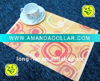 Wholesale Panda Brand colorful bamboo lacquer placemat