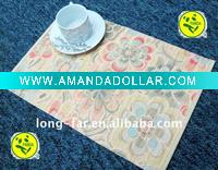 Wholesale Panda Brand fancy bamboo coffee placemats