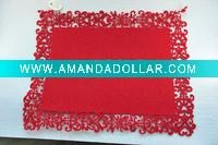 felt square table mat decoration