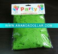 green table confetti