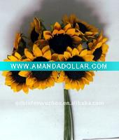 Wholesale Fashionable Artficial Table Sunflowers for Wedding Decorations