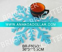 Blue Felt X-mas Placemat in 3mm Thickness