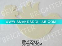 Creamy White Felt Bird Placemat