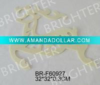 Wholesale Creamy White Felt Reindeer Placemat