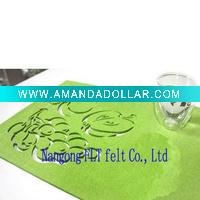 Wholesale felt placemat /polyester felt table runner