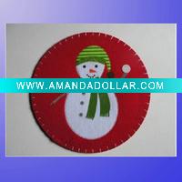 Fashion round table mat felt