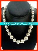 Wholesale Artificial pearl necklace costume jewelry