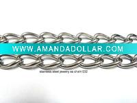 2.4cross long stainless steel chain jewelry