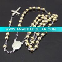 Wholesale stainless steel gold necklace