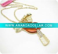 Wholesale Fashion Costume Jewelry Hot Lip Necklace Design