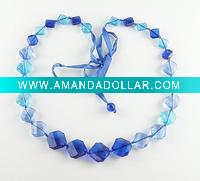 promotion gift Handmade crystal Bead Necklace