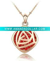 Wholesale Simple Fashion Lady Costume Jewelry Necklace Factory Sale