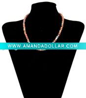 Wholesale fashion agate costume jewelry necklace